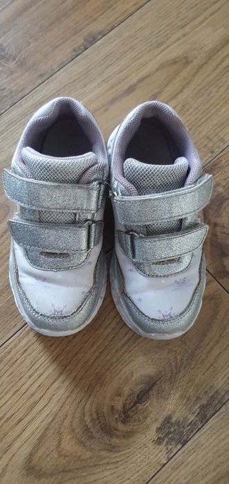 Sneakersy frozen, sportowe buty z migającymi diodami r. 27