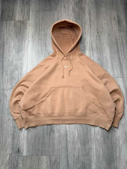 Nike bluza boxy XL oversize damska center hoodie z kapturem