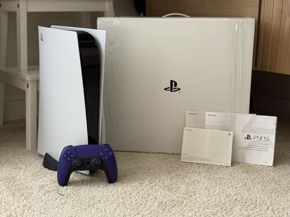PlayStation 5 z napędem – komplet – zadbana