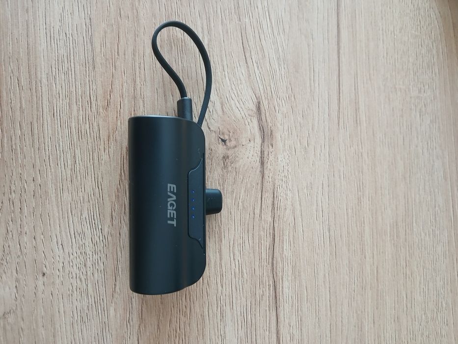 EAGET Power Bank 5000mAh USB-C Mini Ładowarka iPhone biały lub czarny