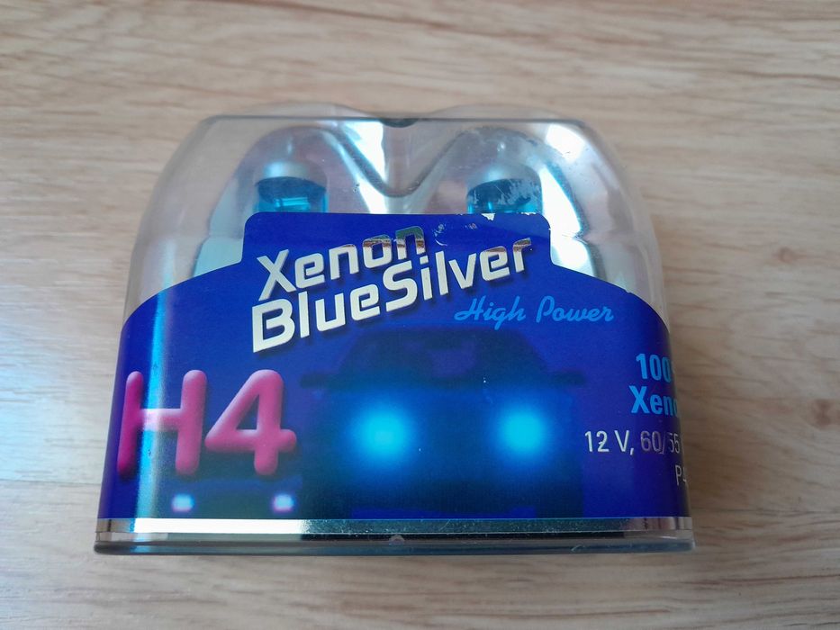 Żarówka H4 12V 60/55W Xenon Blue Silver