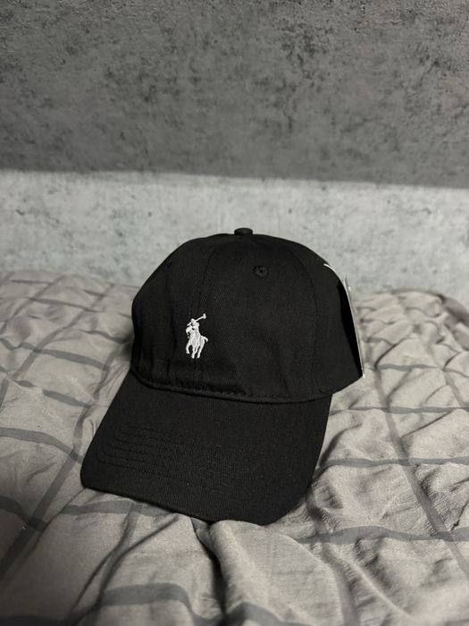 2 Czapki Polo Ralph Lauren Czarna i Biała