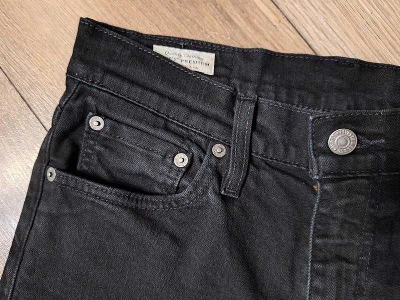 Levis джинсы черные  подросток  Levis 512