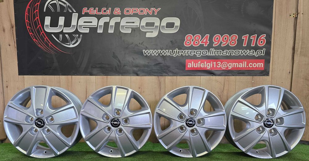 NOWE ALUFELGI OPEL 16x5x118 - Movano - Wzmacniane 1600KG na felgę