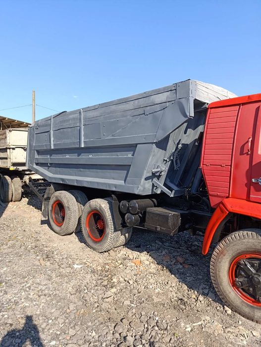 Камаз 55111 самоскид з причіпом