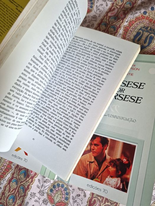 três livros de cinema coleção Arte e Comunicação realização Scorcese