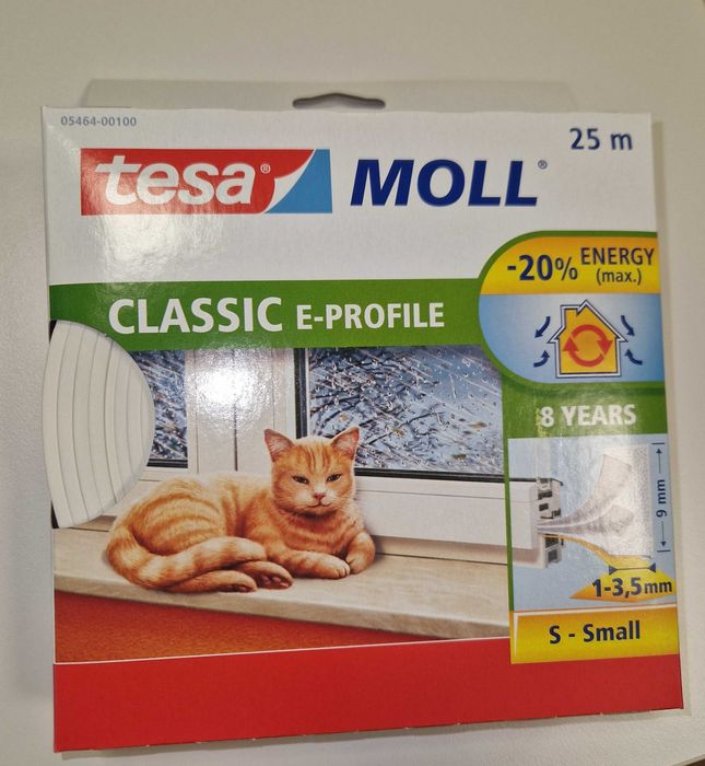 Fita Tesa Moll 25m Isolante Portas e Janelas