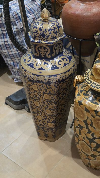 Conjunto de Jarrões Decorativos Grandes