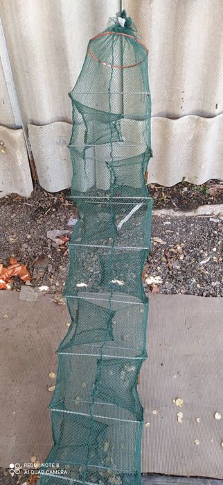 Раколовка гармошка 3.7 метра, рачница, кишка,баян.