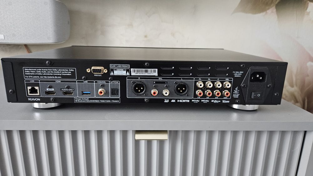 Odtwarzacz Reavon UBR X200 blu-ray 4k HDR+ SACD/DSD XLR