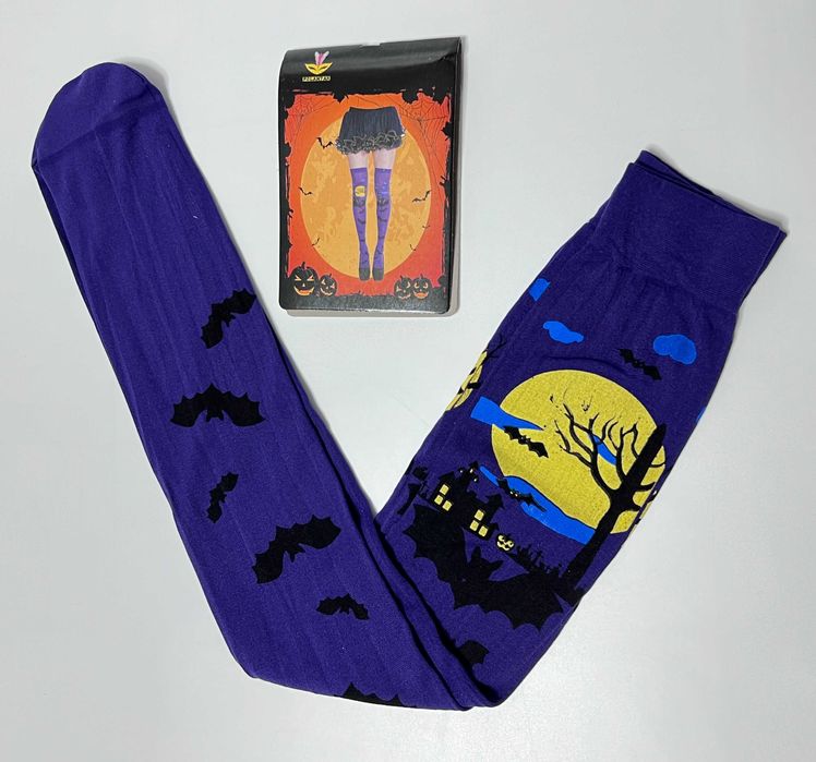Skarpety kolanówki na halloween