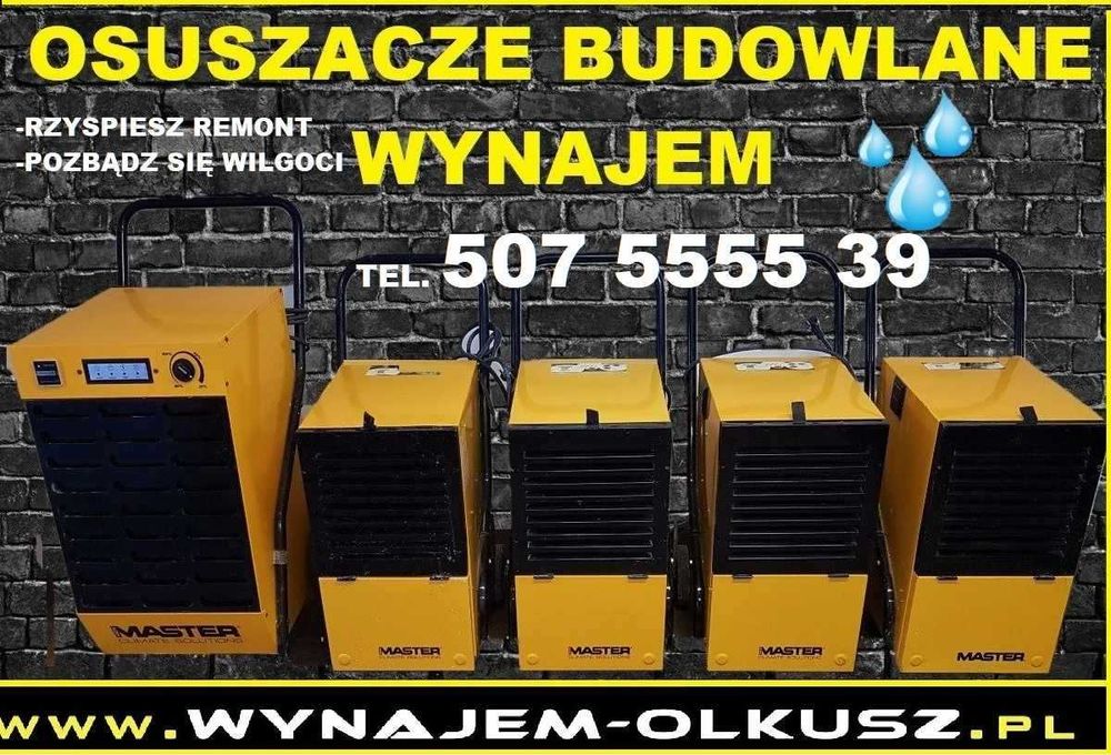PRZYSPIESZ REMONT wynajem osuszaczy osuszanie budynkow OLKUSZ