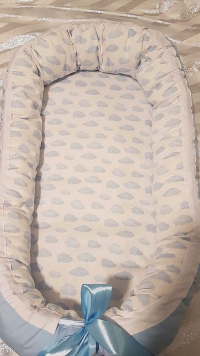 Ninho novo reversível e personalizado, em algodão