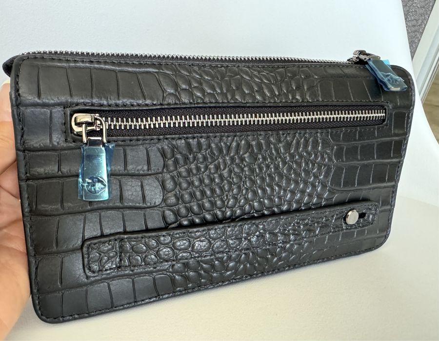 HT Leather барсетка клатч чоловіча Батсетка клатч мужской под ерокодил