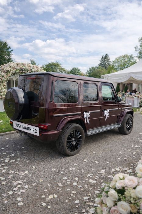 Samochód do ślubu na wesele Tarnow Kraków najnowszy Mercedes G Klasa