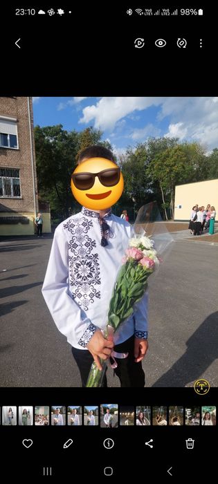 Вишиванка, для підлітка, вишита сорочка, нарядна вишиванка, святковий одяг