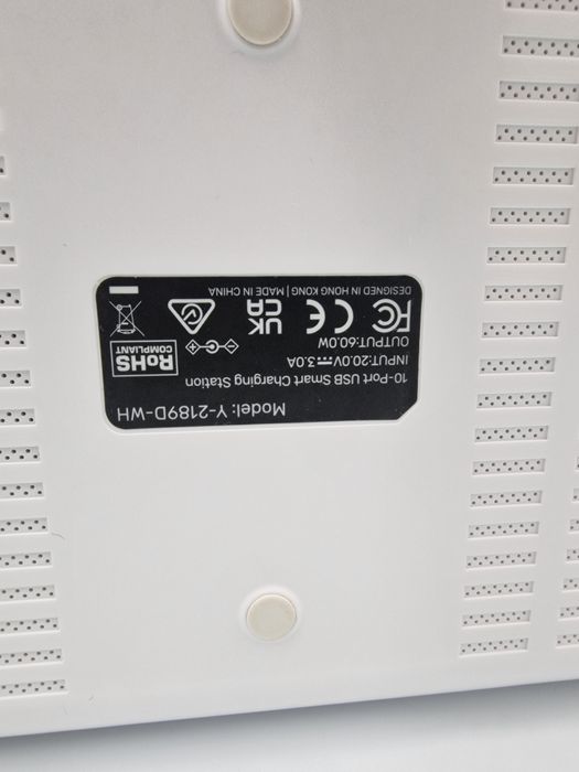 stacja ładująca unitek 10x usb organizer na telefony tablety