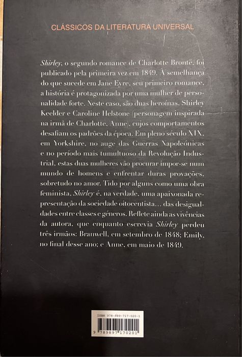 Shirley, de Charlotte Brontë