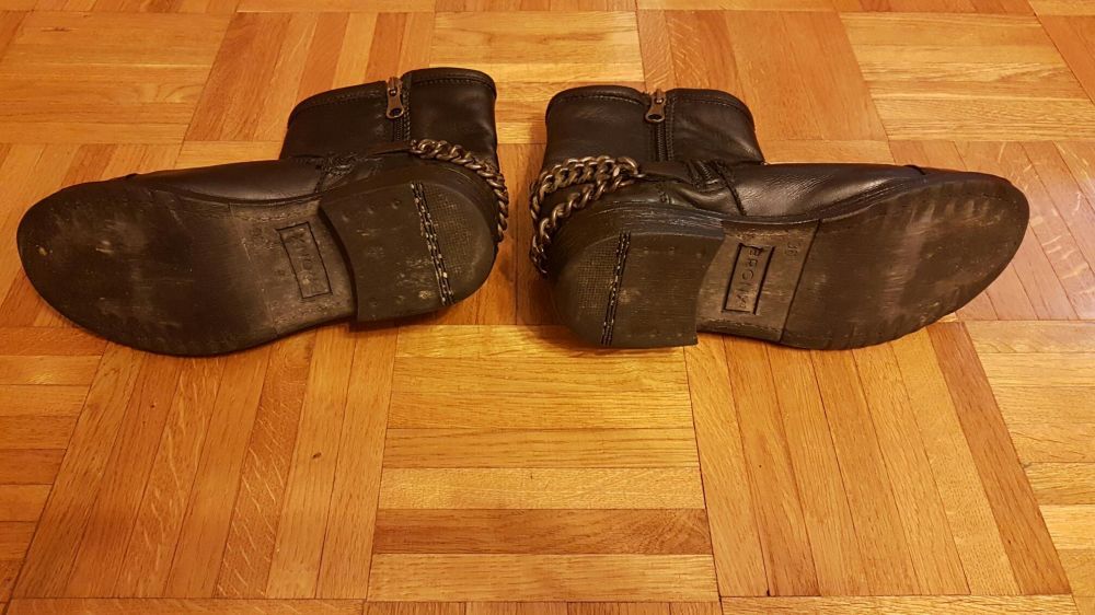 Buty BRONX nr 36 czarne skóra orginalne