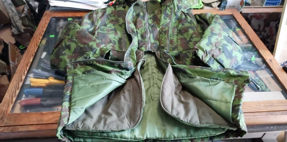 Parka Zimowa Armia Litwa M05 misko r.104/176 Unikat