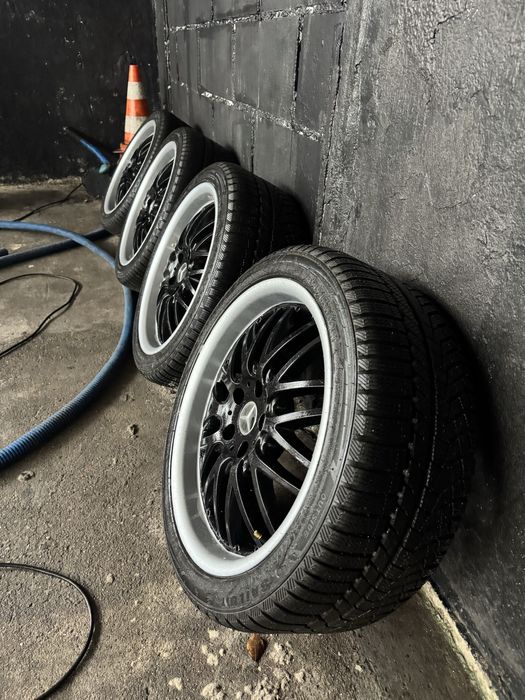 Felgi 5x112 z rantem R18 Mercedes Audi VW Skoda