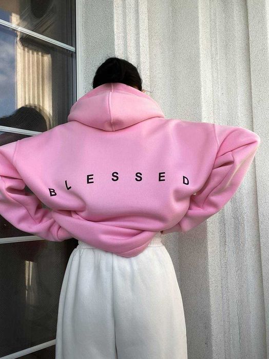 Жіночий Худі BLESSED. Різні Кольори . В наявності !