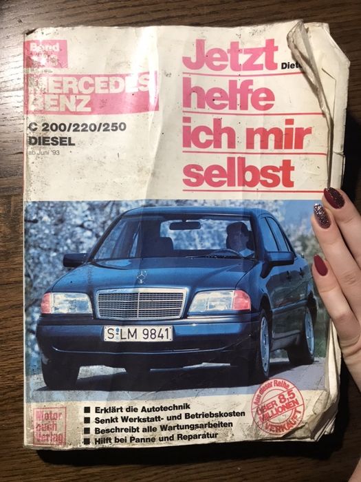 Sam naprawiam samochód Mercedes-Benz C 200 diesel