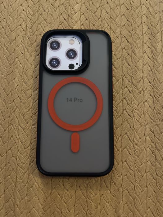 Etui na telefon iPhone 14 Pro/ MagSafe/ szkło gratis - nowe