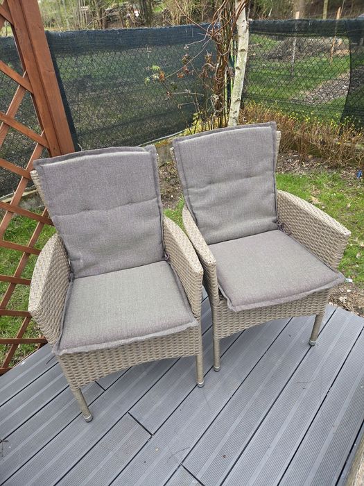 Krzesła ogrodowe AIDT Jysk rattan technorattan - 2 szt.