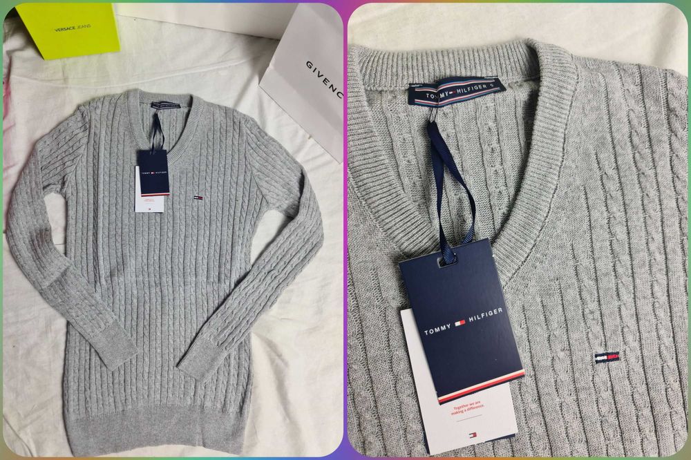 Sweter damski Ralph Lauren w serek Th premium