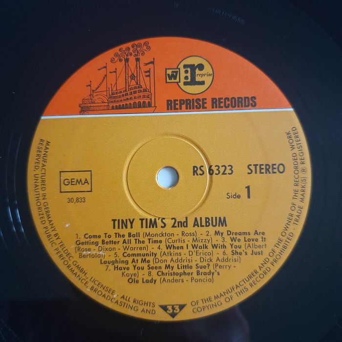 TINY TIM'S 2ng Album 1969