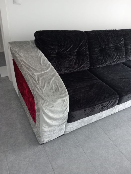 Sofá em veludo .