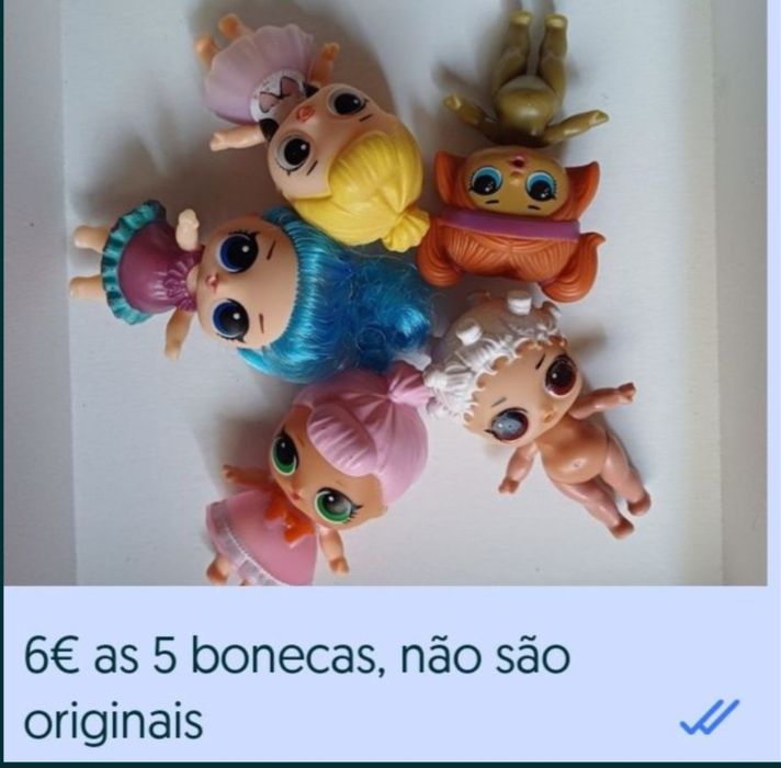 LOL bonecas, MGA. Ler descrição.