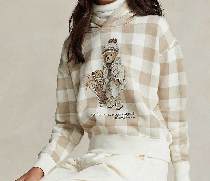 Ralph Lauren polo bear Оригінал кофта з ведмедиком с мишкой худи