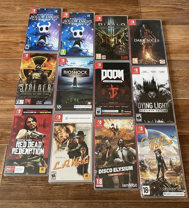 Nintendo Switch: Відьмак, Stalker, Remnant, Dark Souls, Diablo