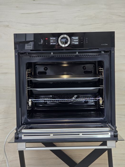 Духова шафа з Мікрохвильовкою Bosch 8 серія Мова Обсидіан