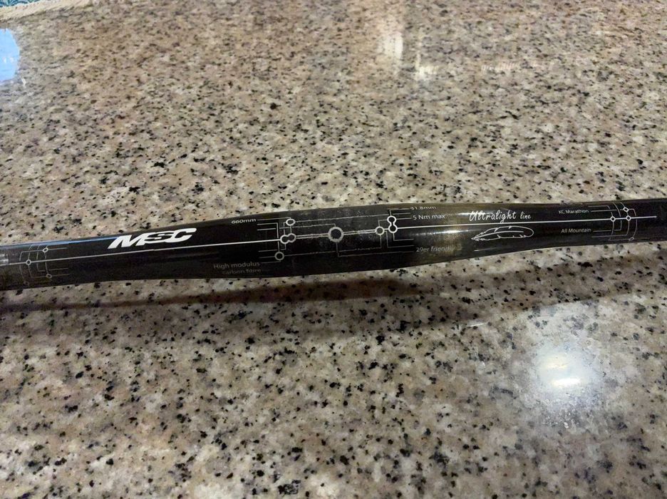 Guiador e avanços carbono MSC Ultralight - MTB