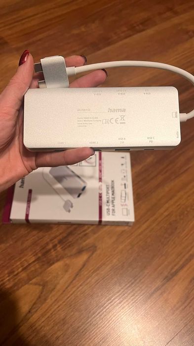 Hama Multiport USB-C do Apple MacBook Air & Pro, 12 PORTÓW