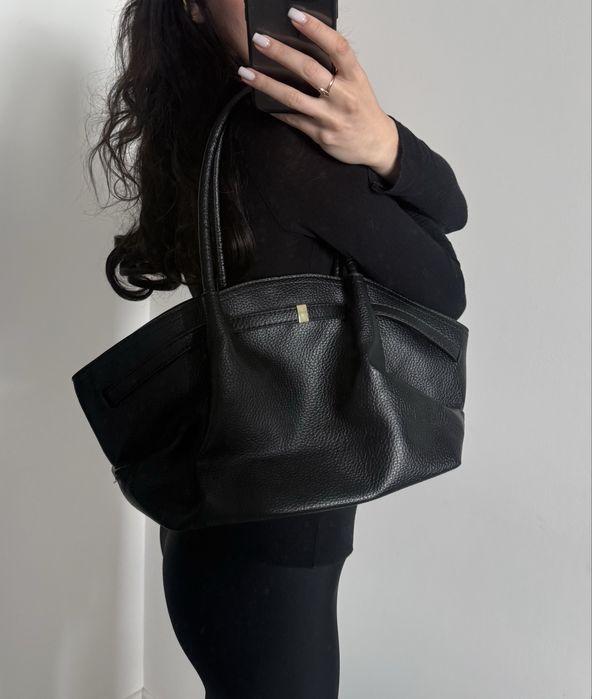 Сумка чорна містка