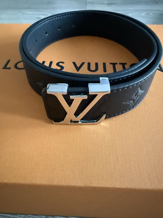 Pasek Louis Vuitton Monogram z srebrną klamrą