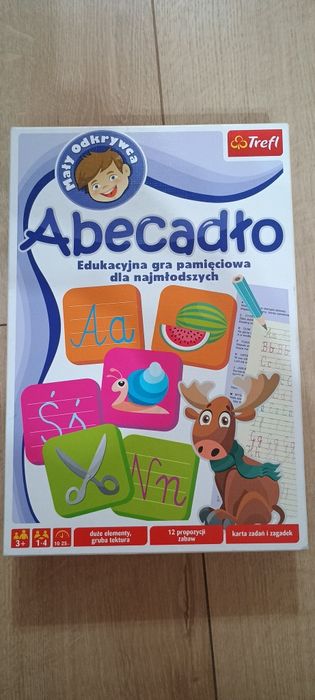 Abecadło, gra pamięciowa.