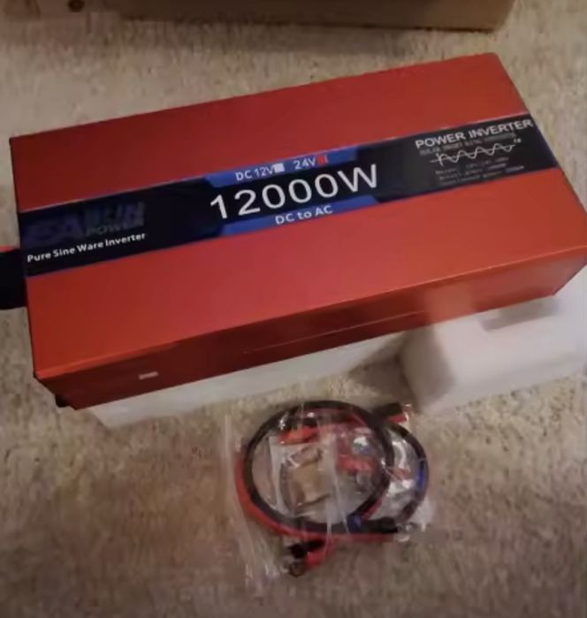 Inversor 12.000w 24v c/comando + OFERTA