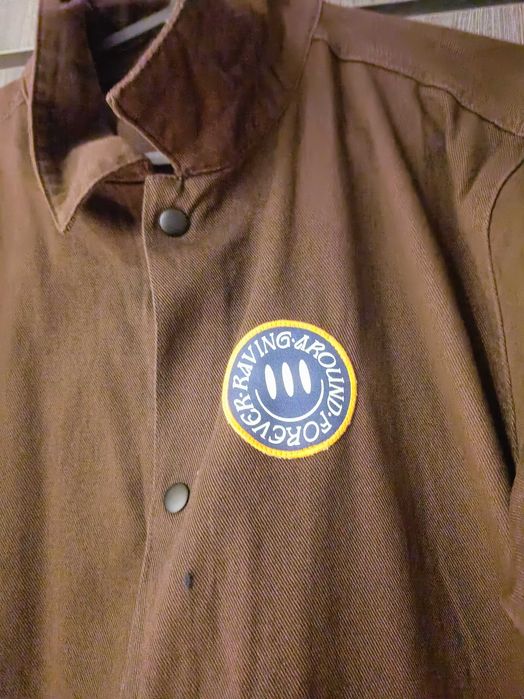Kurtka Cropp bawełniana brązowa rozm. L coach jacket