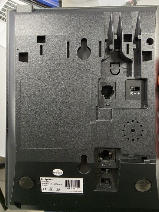 Telefone fixo com fio  analógico