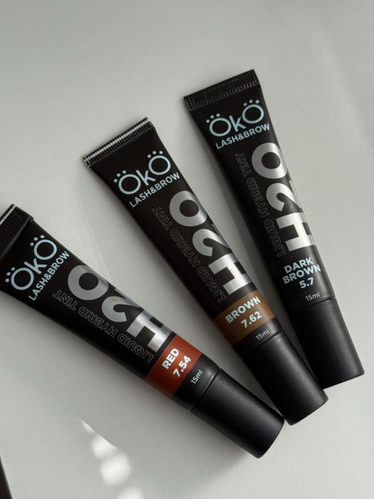 Farbki Oko Brown, Red, Dark Brown, oxydant