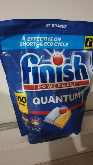 Kapsułki do zmywarki Finish Quantum 100 sztuk cytrynowe