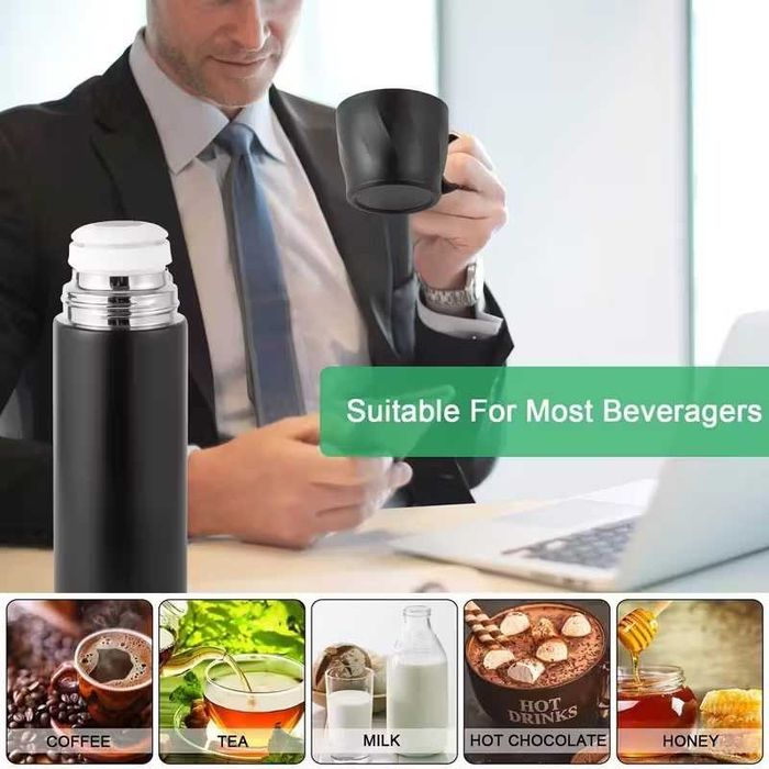 Leve o café sempre consigo. Oferta/presente garrafa térmica. Novas.