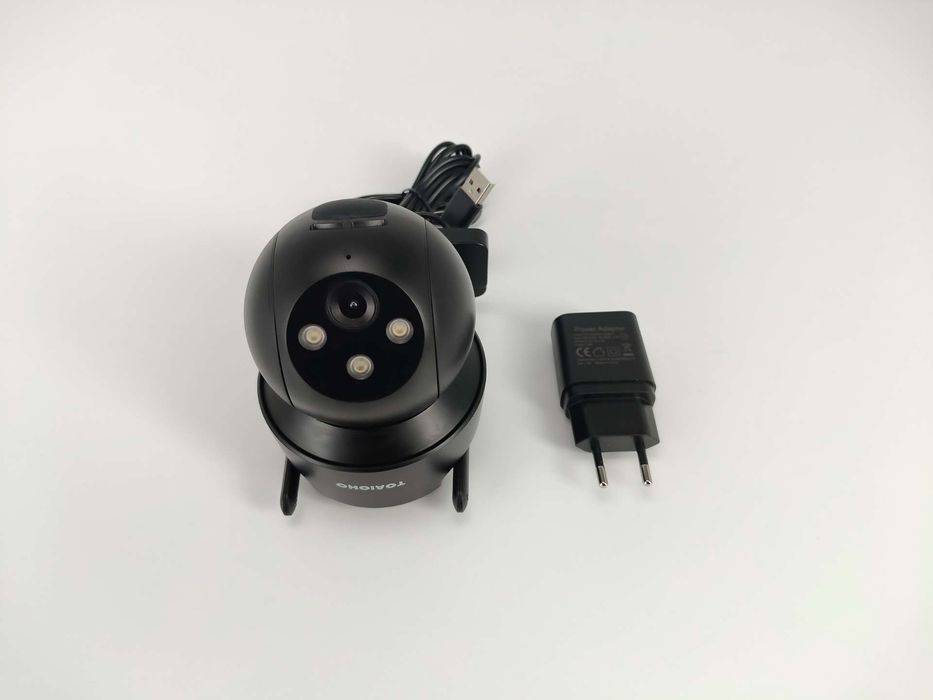 TOAIOHO QB320 – Kamera Zewnętrzna IP WiFi 2K, Kolorowa Wizja Nocna