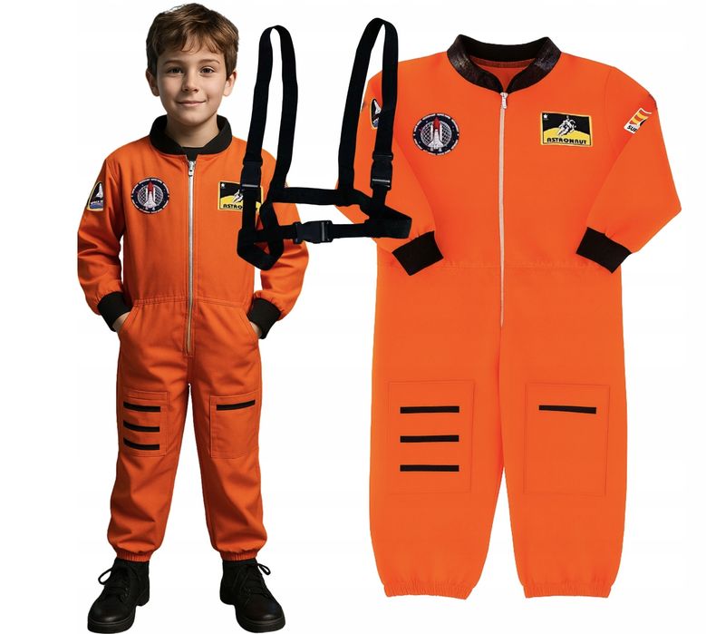 Astronauta Kosmonauta Przebranie Kombinezon Nasa Kosmiczny Pilot XS/S