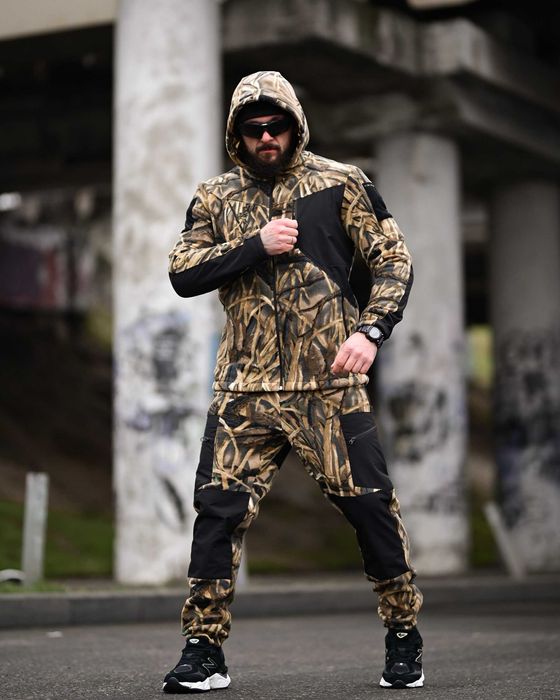 Зимовий тактичний флісовий костюм Wood M-XXXL без передоплати